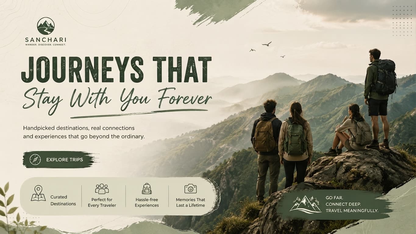 Journeys That Stay With You Forever - Sanchari Wander. Discover. Connect.